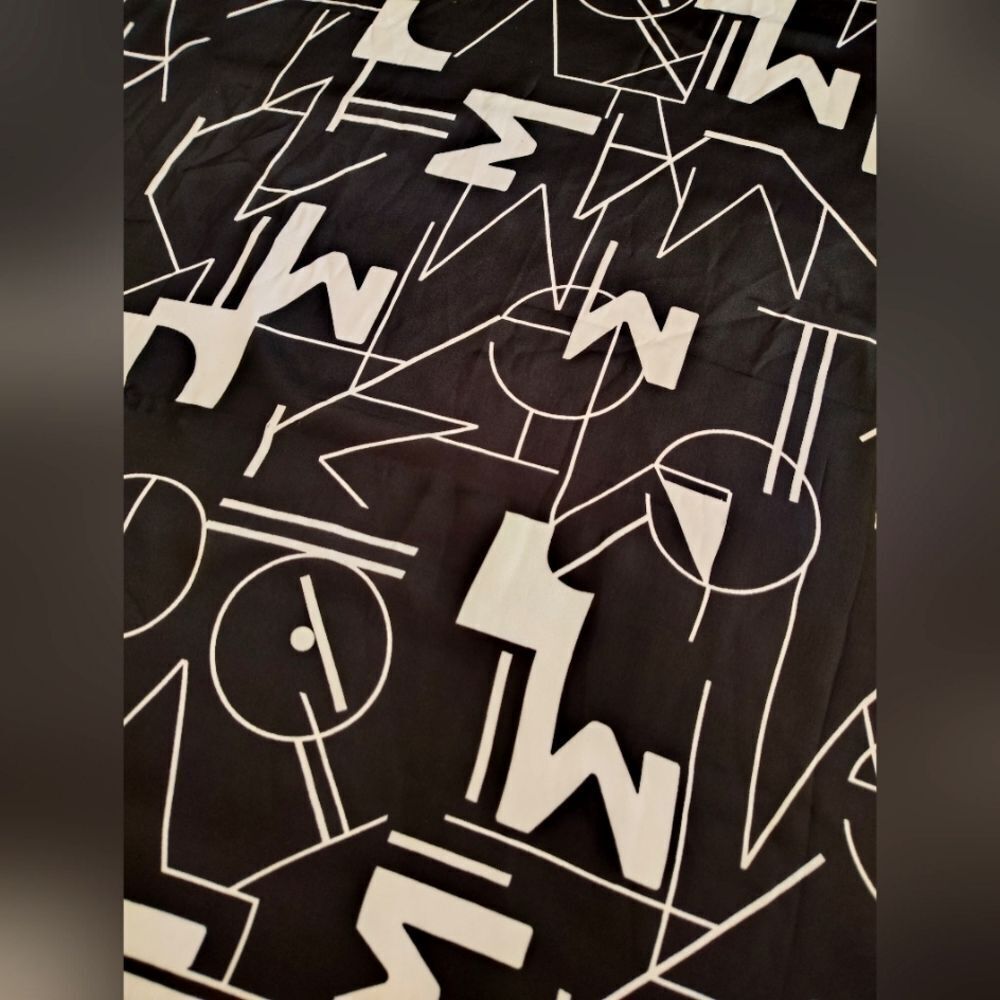 Joseph Ribkoff Abstract Black & White Scarf - Picture 6 of 12